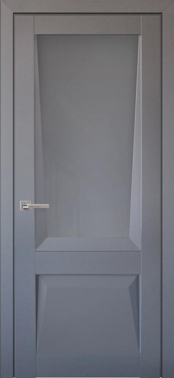 Дверь Перфекто 106 Barhat Grey стекло