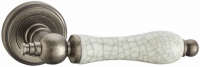 Ручка дверная V30AS/ZR состаренное серебро и состаренная керамика