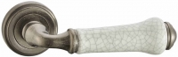 Ручка дверная V31AS/ZR состаренное серебро и состаренная керамика