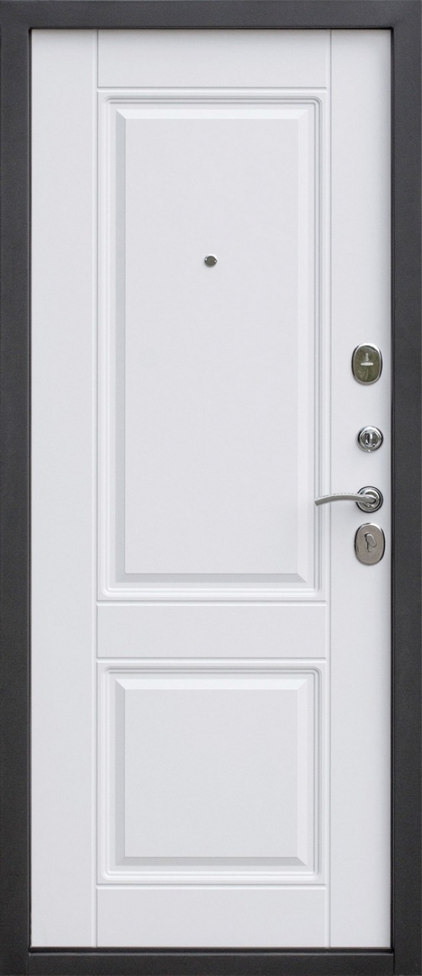 Входная дверь 9,5 см ВЕНА винорит белая матовая панель