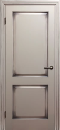Дверь Соленто 2 RAL 1013 патина