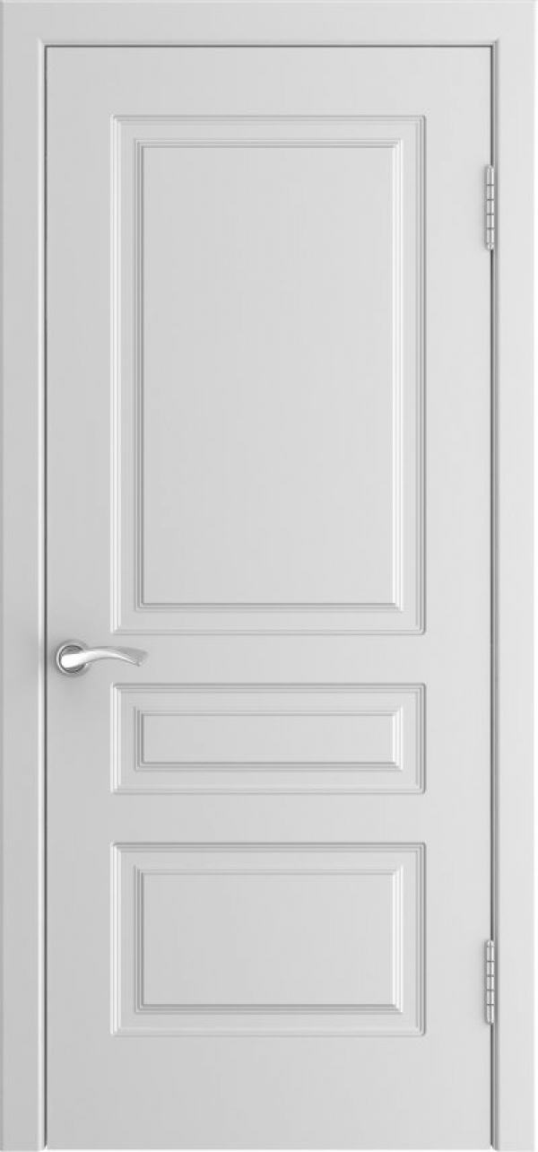 Дверь L-2 белая эмаль