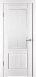 Дверь БАДЕН 2 белый стекло