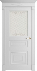 Двери Florence 62001 Серена белая витраж
