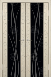Чебоксарские двери ЧФД Стиль фиеста с рисунком распашная