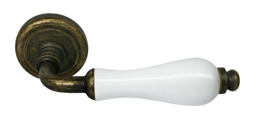 Ручка дверная Morelli CERAMICA cc-3 античная бронза