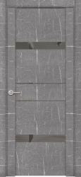 Двери UNILINE LOFT 30036/1 Торос серый серое зеркало