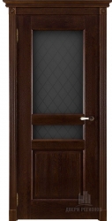 Двери массив Виктория античный орех мателюкс