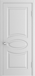 Дверь L-1 белая эмаль