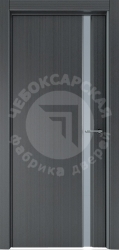 Чебоксарские двери ЧФД Стиль 1 узкое стекло